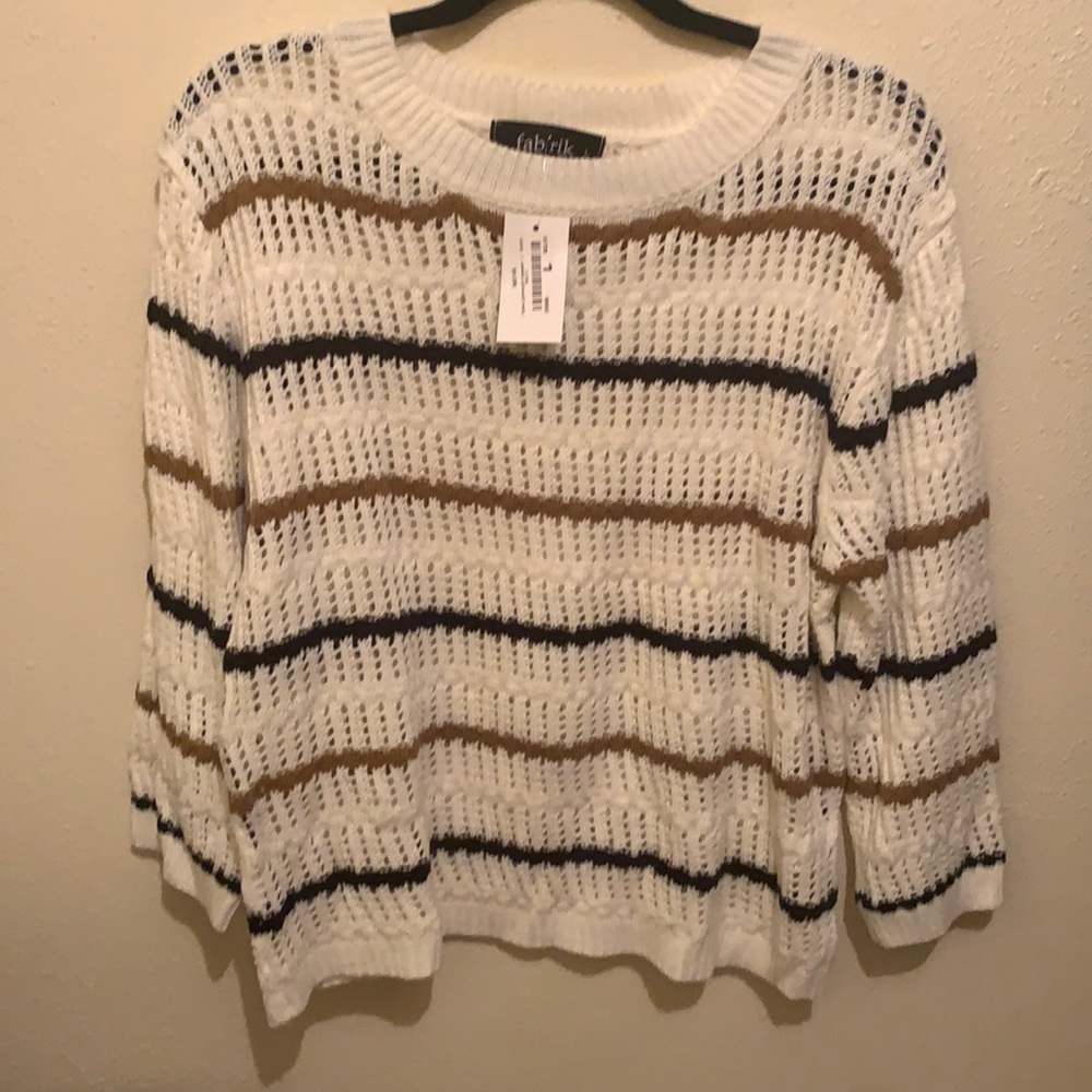 Knit Stripe Sweater: Fabrik